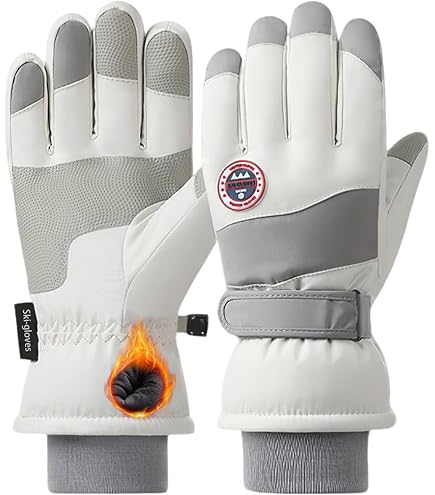 Amazon | スキー グローブ レディース スノー手袋 てぶくろ 冬【3層