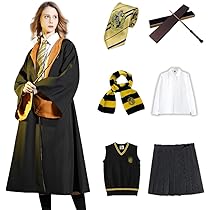 ハリーポッターローブ ダブルセット(魔法杖+マフラー高品質コスプレ用６点) ハリーポッターローブ ダブルセット(魔法杖+マフラー高品質