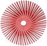 Scotch-Brite Radial Bristle Disc, 35000 rpm, 9/16' Diameter, Pumice Grit, Pink (Pack of 48) [並行輸入品]