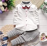 秋の子供の赤ちゃん男の子の女の子の服セット服の綿のスーツの漫画のTシャツ+パンツの子供の服セット
