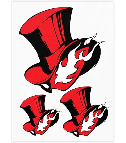 Amazon.co.jp: ペルソナ5 ステッカーセット クリスタルステッカー