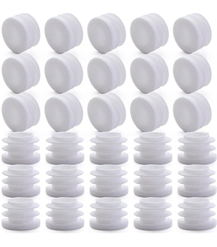 Amazon.co.jp: uxcell パイプキャップ ホワイト プラスチック スレッド