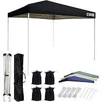 Amazon | CYFIE タープテント 3mx3m ワンタッチテント 高さ3段階
