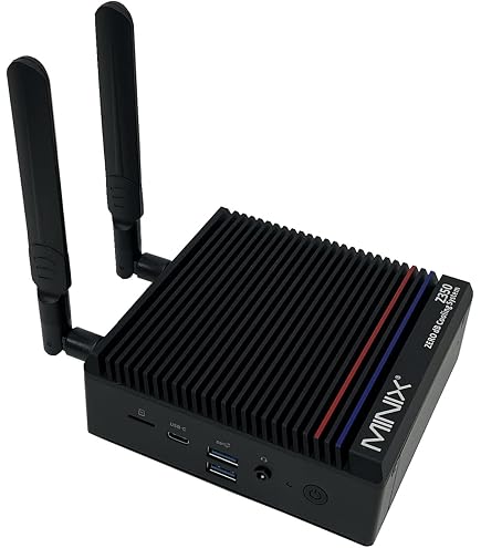 MINIX Z150-0dB Fanless Mini PC, Intel N150 (Upgraded N100), 8GB