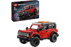 LEGO Technic Ford Bronco® SUV 42213 Model Car Kit, STEM Building Set, Gift for Boys, Girls and Kids Aged 9 Years Old and over (943 Pieces)