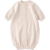 [ANGELIEBE エンジェリーベ] ベビー服 男の子 女の子 新生児 ぷくぷく ダブルガーゼ ツーウェイオール 2wayオール ロンパース 前開き 綿100 親子コーデ可