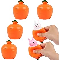 うさぎ ●トロールビーズ 4個セット●チョコレートパロット●●LAA ・9 Amazon | Aunifun 4個パック ストレスボール バニー スクイーズ