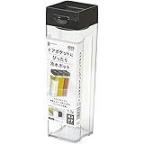 パール金属 冷水ポット 冷水筒 ピッチャー 1.1L タテヨコ お茶 麦茶 日本製 ブラック ドアポケットにぴったり HB-6706
