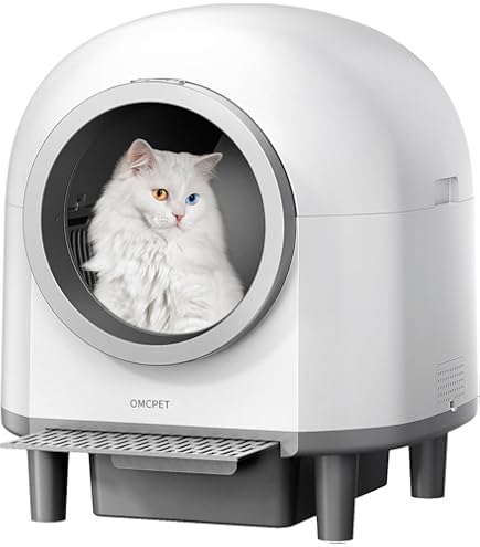 Pety 全自動スマート猫用トイレ ベージュ/ホワイト 楽天市場】猫 自動トイレ ペッツリースマート 猫用 トイレスマホ