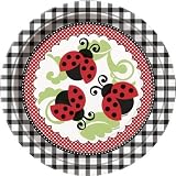 Ladybugs Large Plates - by Unique Party