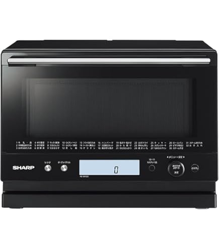 Amazon | シャープ SHARP PLAINLY 過熱水蒸気オーブンレンジ 23L 1段  