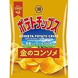湖池屋 ポテトチップス 金のコンソメ 60g✕12袋