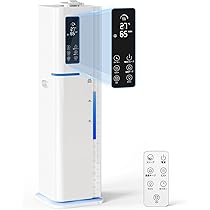 Amazon.co.jp: 加湿器 大容量 10L タワー型【最長60時間連続運転・AI