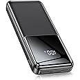 【40000mAh大容量&2024年新登場】モバイルバッテリー 大容量 急速充電2台同時充電 スマホ充電器 LCD大画面残量表示 2USB-A出力ポート 最大2.1A出力 2WAY入力（Type-C+Micro） 携帯充電器 旅行/出張/アウトドア/