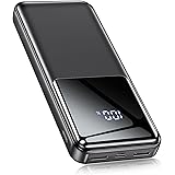 【40000mAh大容量&2024年新登場】モバイルバッテリー 大容量 急速充電2台同時充電 スマホ充電器 LCD大画面残量表示 2USB-A出力ポート 最大2.1A出力 2WAY入力（Type-C+Micro） 携帯充電器 旅行/出張/アウトドア/