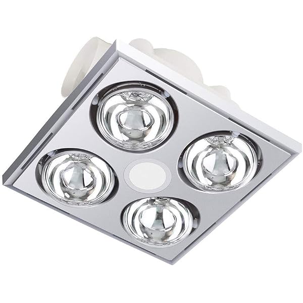 Aurx NEW Ventair Myka 2 LED Bathroom 3-In-1 Heat Light Exhaust Fan - M2HDLX  White: Towel Rings: Amazon.com.au