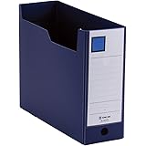 キングジム ボックスファイル Gボックス PP A4E 100mm 10冊 4633N ネイビー