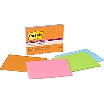 Amazon.co.jp: ポストイット 付箋 強粘着 ビックノート ネオン