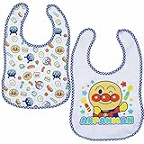 アンパンマン スモック お食事エプロン 2枚組 男の子 女の子 j-kuz06サックス