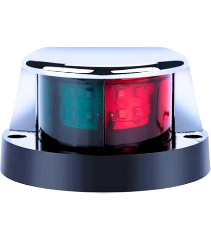 Amazon.co.jp: LED 航海灯 左舷灯 赤灯/左側 レッド 第二種舷灯 12V