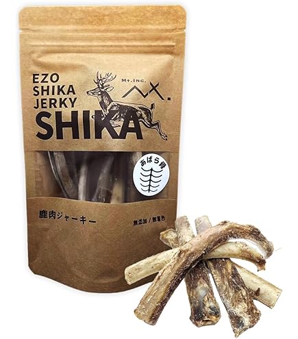 Amazon | Cao Cao 北海道産 無添加 エアドライ 鹿スペアリブ 200g 鹿