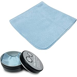 メガネ くもり止めクロス 1枚【約600回繰り返し・24時間効果持続・収納缶付き】メガネ拭き くり返し使用可能 曇り止め…