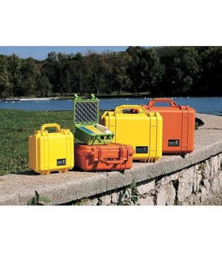 Amazon.co.jp: PELICAN ハードケース 1500 イエロー 18.7L 防水