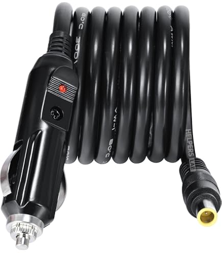 Amazon.co.jp: ポータブル電源充電用ケーブル DC12v 24v 交換用車載