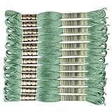 DMC 25番糸 刺繍糸 12束入 #913 グリーン系 DMC25B