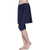 HonourSex Women Swim Skirted Leggings 