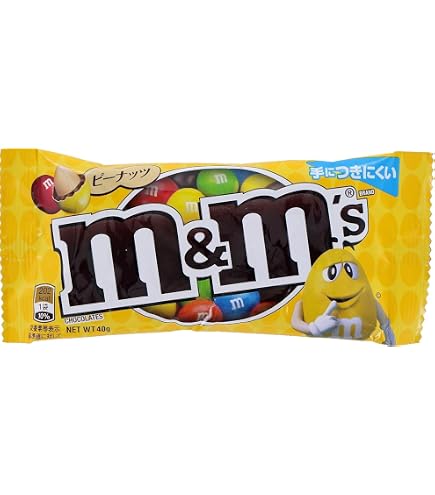 Amazon | マースジャパン M&M'S ピーナッツシングル 40g×12袋 | M&M's