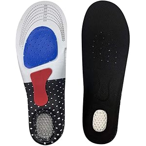 L.S.C インソール 衝撃吸収 中敷き 足底筋膜炎 土踏まず 扁平足 スポーツインソール かかとパッド 付き ジェルインソール