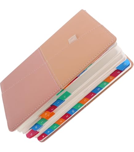 Amazon.co.jp: suituts 補充可能アドレス帳 アルファベット順タブ付き