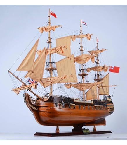 大型帆船模型 Amazon | 帆船模型 完成品 木製 HMS サプライズ号 HMS Surprise モデル