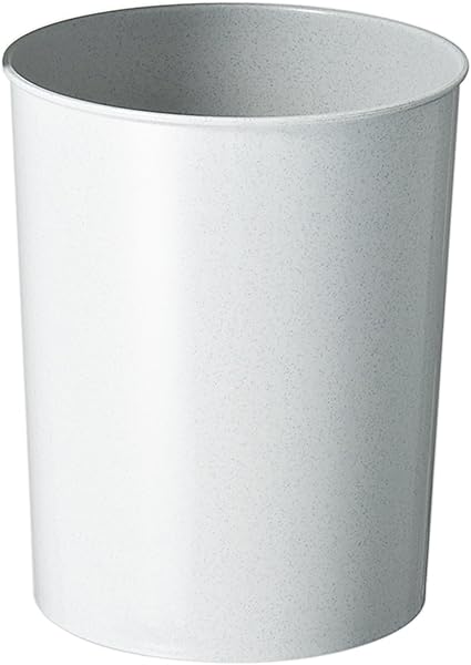Shinki Gosei R-25 Dragonfly Toss Trash Can, 2.4 gal (7.4 L), Gray, Simple Design, Diameter 8.5 x Height 10.2 inches (21.5 x 26 cm), Made in Japan - 1