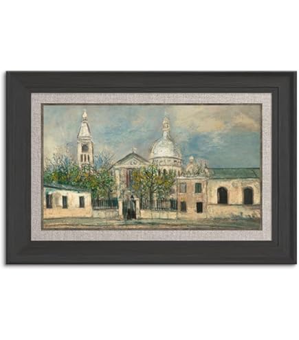 Amazon.co.jp: 絵画 世界の名画 モンマルトルの風車 モーリス