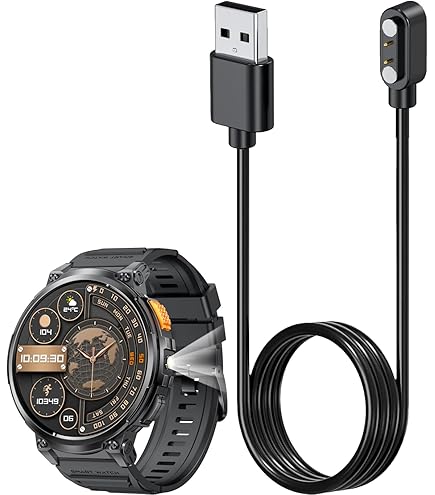 Amazon.co.jp: For MOKOTOP K66 1.85インチ スマートウォッチ 充電