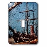 Scenes from the Pastマジックランタン – Steamer Sail Ship Shipping Marine Transport履歴Nautical – 照明スイッチカバー – シ