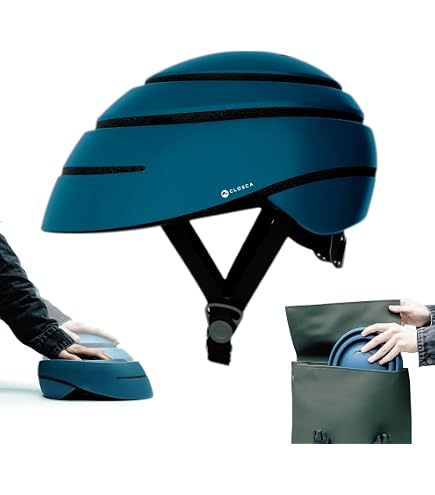 Amazon | CLOSCA LOOP 自転車 ヘルメット 大人 折りたたみ 持ち運び
