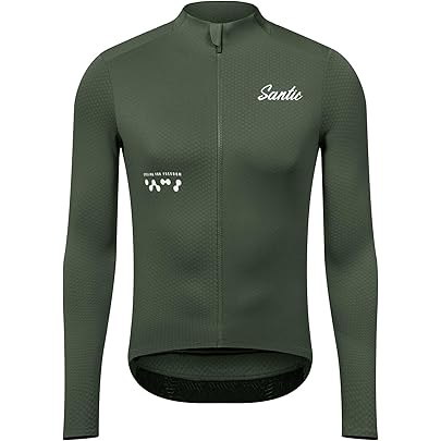 Amazon | [サンティック] メンズ サイクルジャージ サイクリング