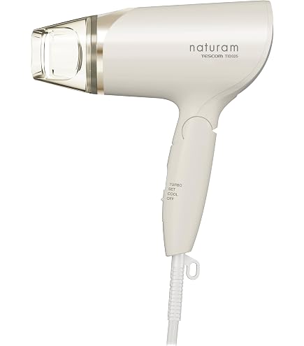 テスコム naturam マイナスイオン付 ドライヤー ホワイト TID295-W