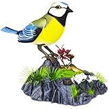 Amazon N A 鳴く鳥のおもちゃリアルな音と動き鳴る鳥 3 ぬいぐるみ おもちゃ
