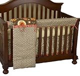 Cotton Tale Designs Front Crib Rail Cover Up Set, Peggy Sue by Cotton Tale Designs