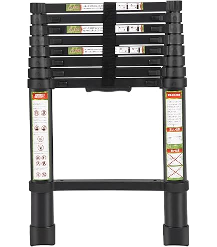 伸縮はしご 耐荷重150kg 自動ロック、最長5mまで伸びるはしご Amazon.co.jp: RIKADE 伸縮はしご 耐荷重150kg 軽量 持ち運び