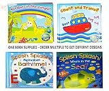 Baby Bath Books Plastic Coated Fun Educational Learning Toys for Toddlers & Kids (1 x Random Book) b