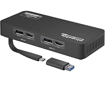 HDMI Dual Monitor Adapter for USB 3.0 