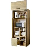 Amazon｜DORIS 食器棚 キッチンボード レンジ台 キッチン収納 収納棚