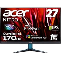 acer ゲーミングモニター 27インチ KG271 Amazon.co.jp: Acer Gaming Monitor 27” KG271 Cbmidpx 1920 x
