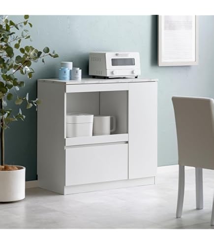 □配達可□フナモコ レンジ台 エリーゼアッシュ 幅48cm ARA-48