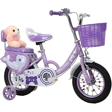 921】ロードバイク風 子供車 Number ブルー 補助輪付き 921